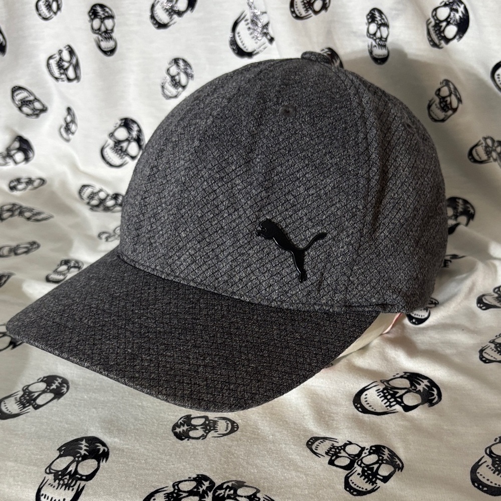 Puma Charcoal Textured Cap Fitted S/M